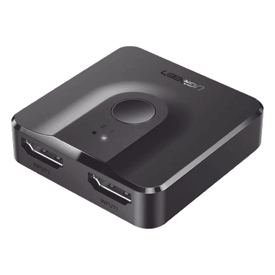 Switch HDMI Bidireccional / 4K 60Hz / HDR / 3D / Dolby Atmos / Metal / Sin Alimentación Externa 50966 UGREEN