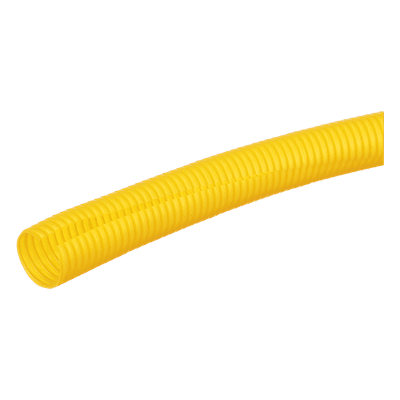 Tubo Corrugado Abierto / 1.50 in (38.1 mm) Diámetro / 3.1 m (10.2 ft) Largo / Polietileno / Interior / UL 94 HB / ROHS