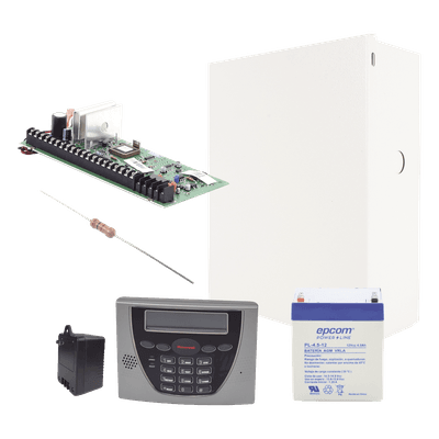 Panel de intrusión / 48 zonas / 3 particiones / Teclado alfanumérico 6460S / Transformador 16Vca / Batería 4Ah incluidos VISTA48/6460STB HONEYWELL HOME RESIDEO