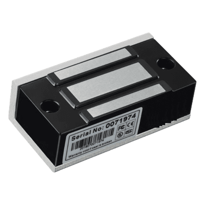 Chapa Magnética Electromagnética / 40 kg (88 lbs) / 12VCC / 24VCC / Aluminio Anodizado / 70 x 36.5 x 24 mm MAG40 ACCESSPRO