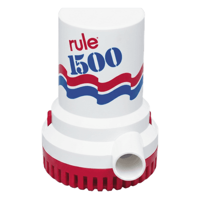 Bomba de Achique Sumergible / 1,500 GPH / 12V CD / Acero Inoxidable / Protección Térmica TCO / CE e ISO 8849 02 RULE