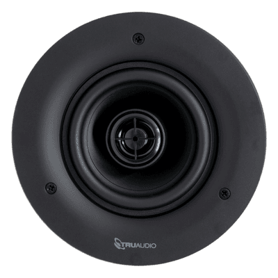 Altavoz de techo de 2 vías / Woofer 4in / Tweeter 0.5in / 5-50W / 8 Ohms / Respuesta 85Hz-18kHz LFR TRUAUDIO