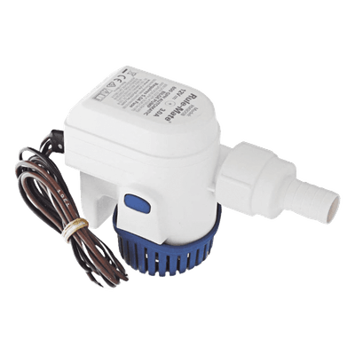 Bomba Sumergible de Achique / 800 GPH / 12 VDC / Automatizada con Sensor de Nivel / Manguera 19 mm (3/4") / Altura de Descarga 3 m (9.8 ft) RM800B RULE