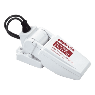 Interruptor Flotante / Control de Bombas de Achique / 20 A / 1,000,000 Ciclos / Cable Marino 3 m (9.8 ft) / Uso Marino 37A RULE