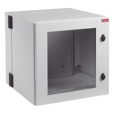 Gabinete Industrial / 12 UR / NEMA 12 / IP55 / IK10 / Montaje en Pared / 24x24x30 pulgadas / Acero / Ventana Abatible PTHW242430G2 HOFFMAN