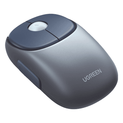Mouse Inalámbrico / Bluetooth 5.0 y 2.4 GHz / 3 Dispositivos Simultáneos / 4 Niveles DPI hasta 4000 / Recargable USB-C / Alcance 10 m (32.8 ft) / 5 Botones 90538 UGREEN
