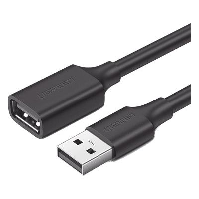 Cable Extensor USB 2.0 / Macho-Hembra / 1 m (3.3 ft) / 480 Mbps / Núcleo Cobre Estañado 28/22 AWG / Doble Blindaje