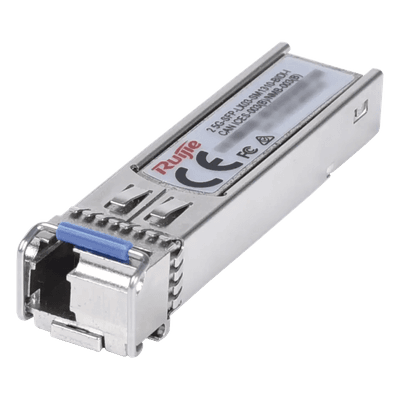 Transceptor SFP BiDi Monomodo / 2.5Gb / LC / Tx 1310nm Rx 1550nm / 3km 9.8ft 2.5G-SFP-LX03-SM1310-BIDI-I RUIJIE