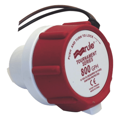 Bomba de reemplazo / 800 GPH (3028 LPH) / 12V DC / 5A fusible / 0.34 kg 46DR RULE