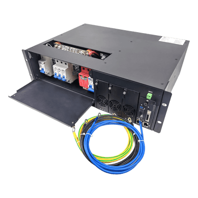 Rectificador de Energía / 90 A / 5400 W / -48 Vdc / Alta Eficiencia 92% / Rack 19" 3U / Rango AC 90-150 Vac LP-PSOLT-90A LINKEDPRO BY EPCOM