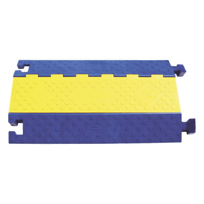 Cubrecable de Piso / 2 Canales / 3 ft x 22 in x 4.31 in / Azul y Amarillo HUB-HBL-TT-2B HUBBELL