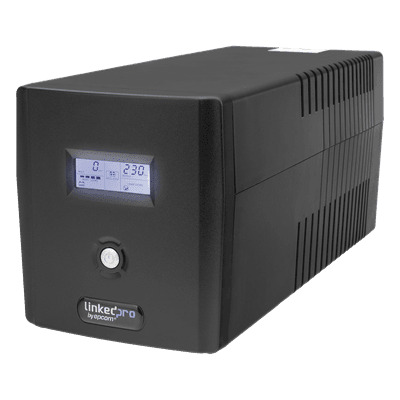UPS Línea Interactiva / 1200 VA / 720 W / Pantalla LCD / 6 Salidas NEMA 5-15R / AVR Boost/Buck / Protección RJ45 LP1200LCD LINKEDPRO BY EPCOM