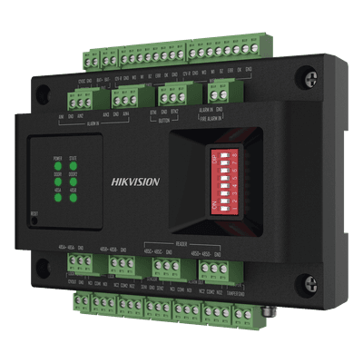 Expansor de Control de Acceso / 2 Puertas / Comunicación RS-485 / 4 Entradas y 2 Salidas Auxiliares / 12V DC / -10°C a 55°C DS-K2M002X HIKVISION