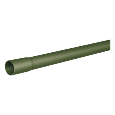 Tubo Conduit PVC Ligero / 1 1/2" (38 mm) / Longitud 3 m (9.8 ft) / Clase 12454 / Aislamiento Dieléctrico / Instalación Bajo Concreto