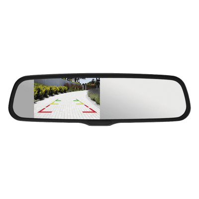 Espejo Retrovisor con Pantalla LCD / Atenuación Automática / Entradas de Video Duales / Líneas de Estacionamiento MR-1000 MOMENTO