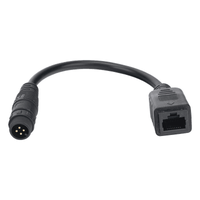 Cable de Extensión Industrial / Conector M12 de 4 Pines a RJ45 / Longitud 0.20 m (0.66 ft) / Ethernet Industrial / Wi-Fi 2.4 GHz CC4M12(M)RJ45(J)020 EPEVER