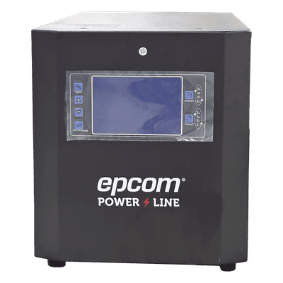 Regulador de Voltaje Industrial Ferroresonante / 2 kVA / 2 kW / Bifásico / Estabilización ±2% / Entrada 176-264 Vca / Salida 215.6-224.4 Vca / Eficiencia 98% / Tiempo de Respuesta 0.5 s EPL2K2FVR EPCOM POWERLINE