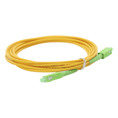 Jumper de Fibra Óptica / SC/APC-SC/APC / Monomodo OS2 / Simplex / 2 m (6.56 ft) / 3 mm
