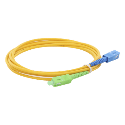 Jumper de Fibra Óptica / Monomodo OS2 G.652D / SC/APC-SC/UPC / Simplex / 2 m (6.56 ft) / 3 mm