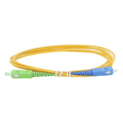 Jumper de Fibra Óptica / Monomodo OS2 G.652D / SC/APC-SC/UPC / Simplex / 2m (6.56 ft) / Forro PVC 2mm