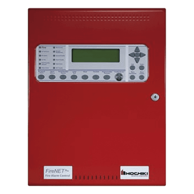 Panel de Detección de Incendio Direccionable / 1 Lazo SLC / 254 Puntos por Lazo / 120V / LCD 8x40 Caracteres / RS-232 y RS-485 / En Español / Color Rojo FNP-1127SP00RS-120 HOCHIKI