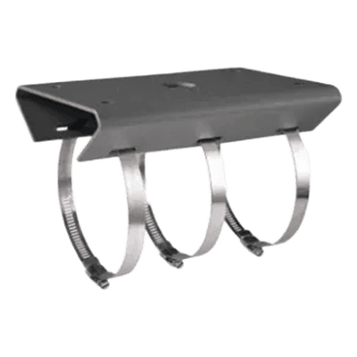Soporte de Montaje para Poste / Acero Galvanizado SUS304 / Diámetro 14 cm / Exterior / Color Blanco / 250 x 127 x 46 mm DS-1275ZJ-HWB/600MM HIKVISION