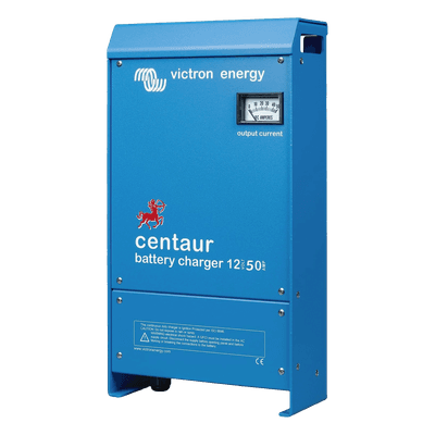 Cargador de Baterías / 12V 50A / Entrada Universal 90-265V / Tres Salidas Aisladas / Compensación de Temperatura / IP32 CC12/50 VICTRON ENERGY