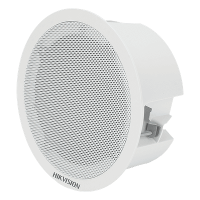 Altavoz Secundario IP / 3 Watts / 8 Ohms / Montaje en Plafón / Compatible con DS-QAZ1203G1-BE / Interior DS-QAZ0203G1-S HIKVISION