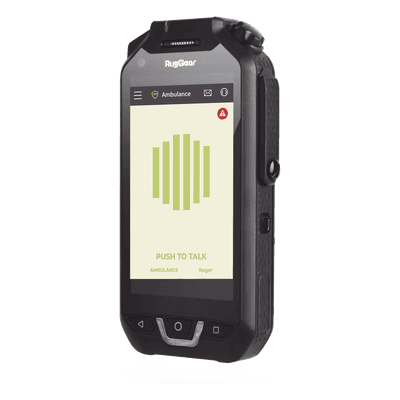 Smartphone PoC / PTT Misión Crítica / Altavoz 105 dB / Batería 5000 mAh / IP68 / LTE Global / Qualcomm Octa-Core 2.0 GHz RG750 RUGGEAR
