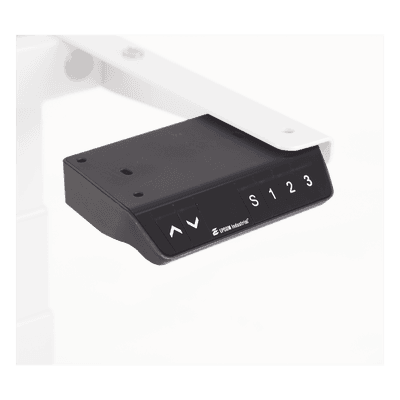 Controlador de Escritorio Ajustable / Memoria 3 Posiciones / Elevación 30 mm/s / Rango 600 a 1250 mm / Sensor Anticolisión / 100 g CN33-2A3 EPCOM INDUSTRIAL