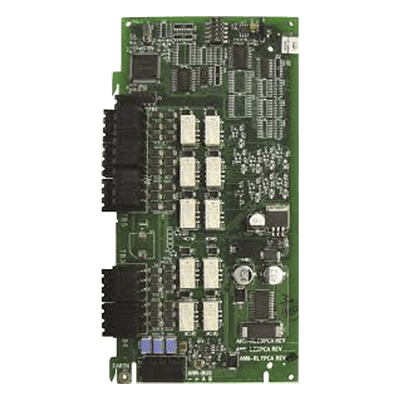 Módulo de relevadores / 10 salidas Form-C programables / Interfaz ANN-Bus / Alimentación 24 VCC / Contactos 2 A a 30 VCC N-ANN-RLY NOTIFIER