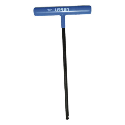 Llave Hexagonal Tipo T / Punta de Bola 6 mm / Longitud 9" (228.6 mm) / Mango Ergonómico Antideslizante / Acero Profesional SYS-465-18LB-GP URREA