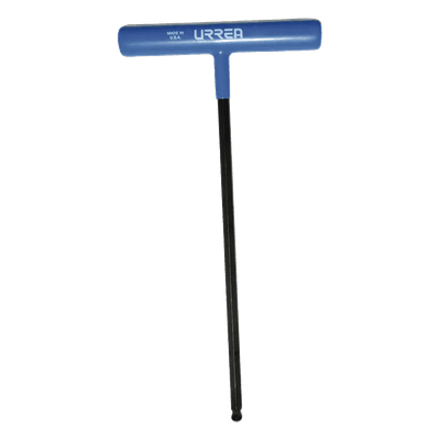 Llave Hexagonal Tipo T / Punta de Bola 8 mm / Longitud 9' (27.4 cm) / Mango Ergonómico Antideslizante / Acero