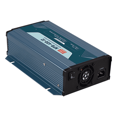 Cargador de Baterías / 12V / 25A / 420W / Rango de Carga 10.5 ~ 100V / CAN Bus / NFC / Compensación de Temperatura NPB45012 MEANWELL