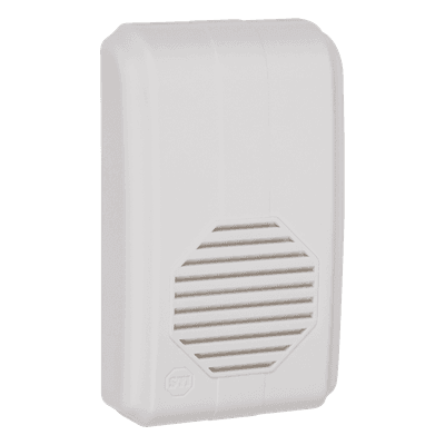 Receptor Inalámbrico para Timbre / Alcance 150 m (492.1 ft) / Frecuencia 433 MHz / Volumen Ajustable 64-88 dB / 10 Tonos Seleccionables / UL/cUL y FCC STI-3353 STI