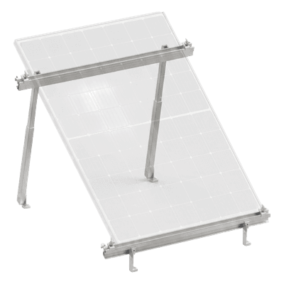 Montaje para Panel Solar / Riel de 1.4 m (4.6 ft) / Aluminio Anodizado / Resistencia al Viento 136 km/h / Aterrizaje Integrado / Módulos 35 mm VEKTOR8R1M EPCOM POWERLINE