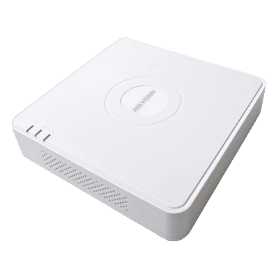 NVR IP / 4 Canales / 4 Puertos PoE / H.265+ / 4K HDMI / 1 Bahía HDD 6 TB DS-7104NI-Q1/4P(D) HIKVISION