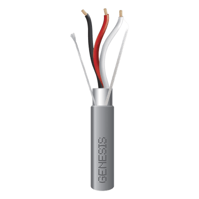 Cable de Control / 3 Conductores / 16 AWG / Blindado / Riser / 305 m (1000 pies) / CMR-CL3R-FPLR-FT4 / Gris / Aplicaciones de Seguridad y Automatización 2229-1009/1000 GENESIS