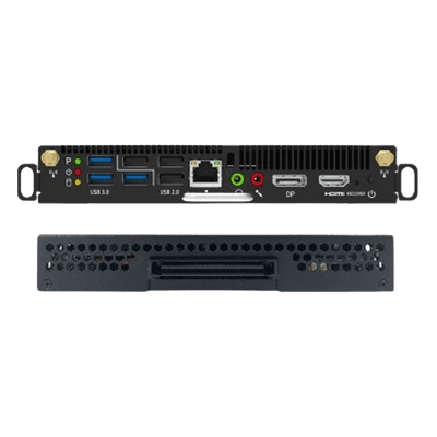 OPS / Intel Core i5-10500 / DDR4 8GB / SSD M.2 128GB / Windows 10 IoT Enterprise / Dual 4K Salida / 195x180x30 mm / 1.5 kg