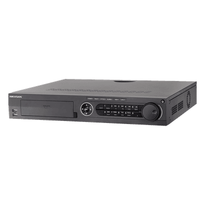 DVR Pentahíbrido / 32 Canales TurboHD + 16 Canales IP / 48 Canales Totales / 3K Lite / 5 Megapixel Lite / 4 Bahías HDD 12 TB / AcuSense / Audio por Coaxitron
