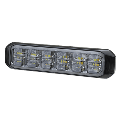 Luz Auxiliar LED / 18 LEDs Tricolor / SAE J845 Clase 1 / IPX7 / 28 Patrones / 12 VCD / 100°