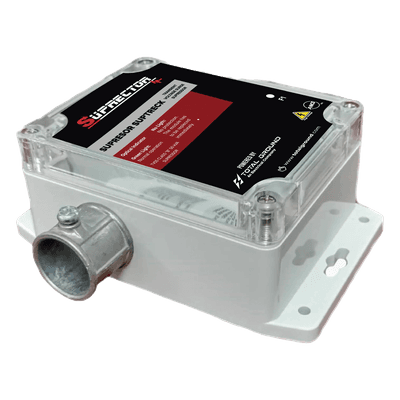 Supresor de Transientes Clase B / 220 Vca / 2 Fases / 50 kA por Fase / NEMA 4 / 200 kA SCCR SUPTRECK-50-2FB TOTAL GROUND