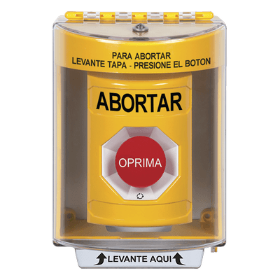 Botón de Abortar / Tapa Policarbonato Super Resistente / Girar para Restablecer / UL/cUL / -40°F a 250°F (-40°C a 121°C) SS2281AB-ES STI
