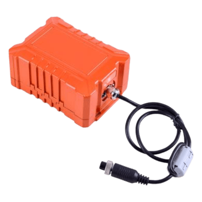 Caja de Almacenamiento Ignífuga / 64 GB / Resistencia al Fuego 15 min @ 1100 °C / Impermeable 24 h @ 100 m (328 ft) / Impacto 100 Gs @ 50 ms / Antiaplastamiento 100 KN / USB Conector de Aviación