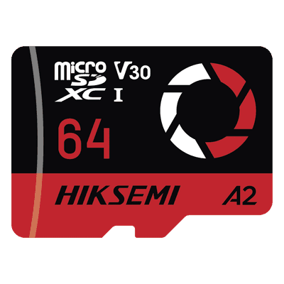 Memoria microSDXC / 64 GB / Lectura 180 MB/s / Escritura 150 MB/s / V30 U3 A2 / Resistencia -25°C a 85°C (-13°F a 185°F) HS-TF-E3/64G HIKSEMI by HIKVISION