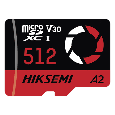 Memoria microSDXC / 512 GB / Lectura 180 MB/s / Escritura 150 MB/s / V30 U3 A2 / Resistencia -25°C a 85°C HS-TF-E3/512G HIKSEMI by HIKVISION