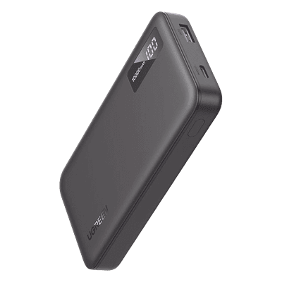 Power Bank / 10000 mAh / Carga Rápida 22.5W / PD 20W / USB-C + USB-A / Pantalla Digital / Ultra Delgado 25742 UGREEN