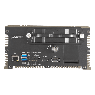 NVR Móvil / 5 Canales / 2 Megapixel / GPS Integrado / 2 Bahías HDD 2.5" / Alimentación 9-32 VCC DS-MI9605-GA/4M/GLF/1T HIKVISION