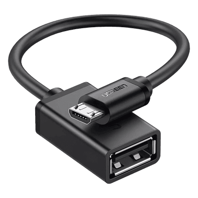Adaptador OTG / Micro USB Macho a USB 2.0 A Hembra / 480 Mbps / 10 cm / Plug & Play 10396 UGREEN