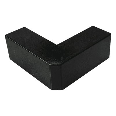 Esquinero Exterior / PVC Autoxtinguible / Negro / Para Canaleta TMK-1720-N-CC TMK-1720-EE-N THORSMAN